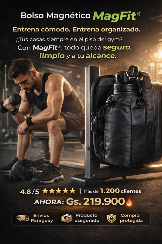 Bolso Magnético MagFit ® Entrena cómodo. Entrena organizado.